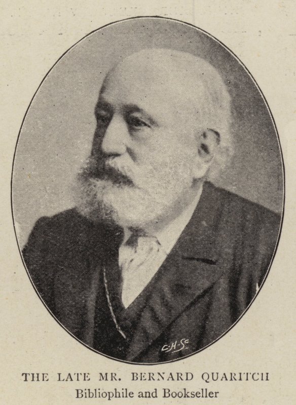 Geç Bay Bernard Quaritch by English Photographer