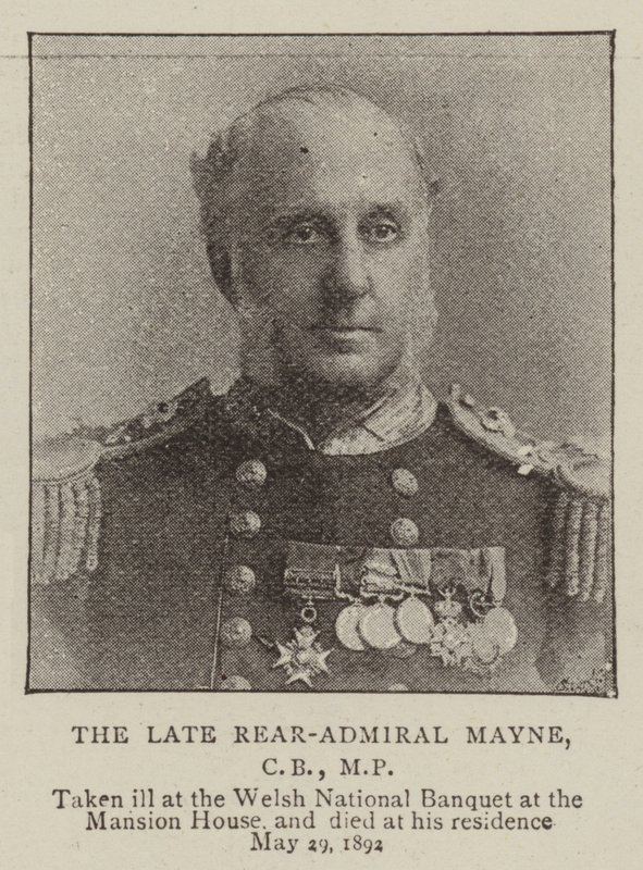 Geç Tuğamiral Mayne, CB, MP by English Photographer