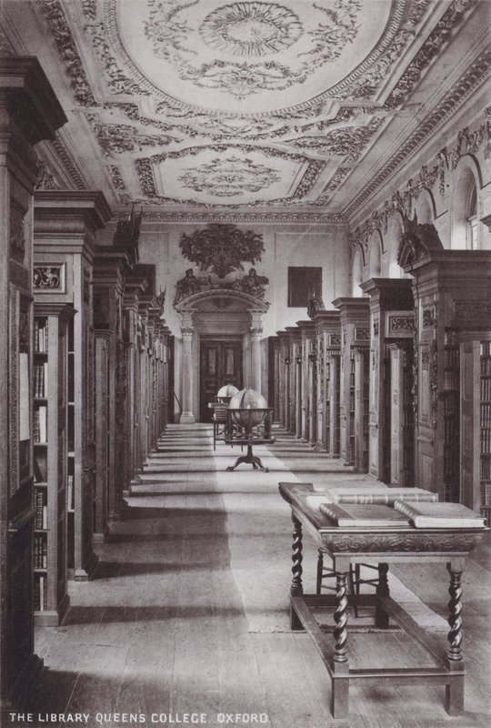 Kütüphane Queens Koleji, Oxford by English Photographer
