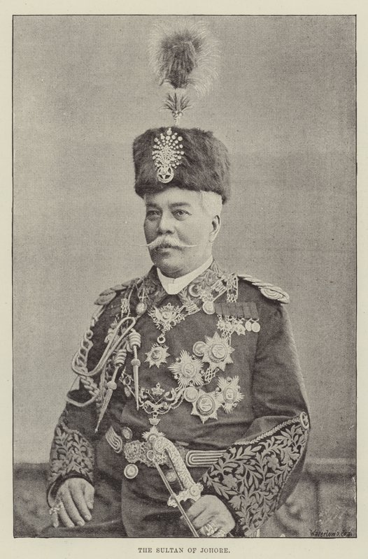 Johor Sultanı by English Photographer