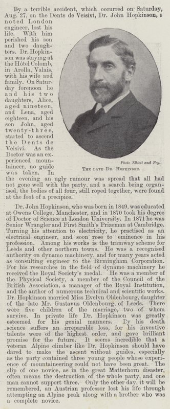 Merhum Dr Hopkinson by English Photographer