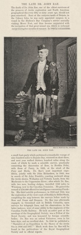 Rahmetli Dr John Rae by English Photographer