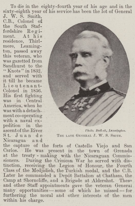 Rahmetli General JW S Smith by English Photographer