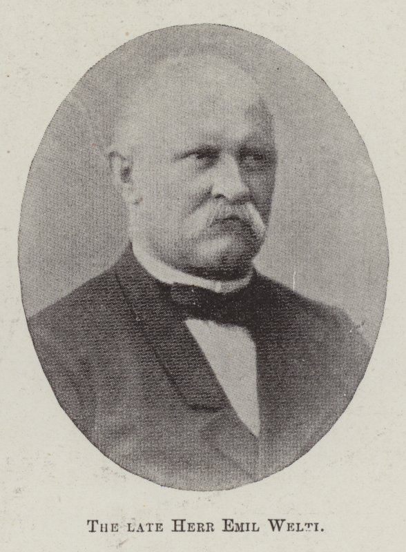 Merhum Herr Emil Welti by English Photographer