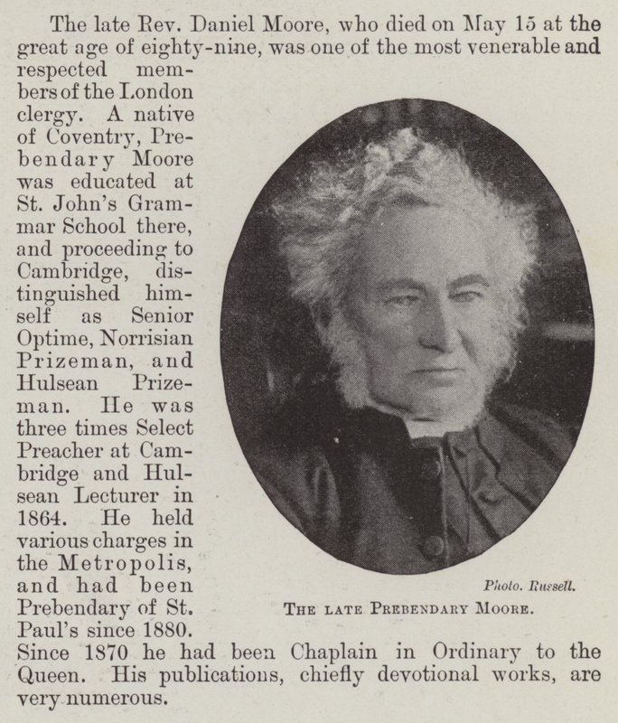 Geç Prebendary Moore by English Photographer