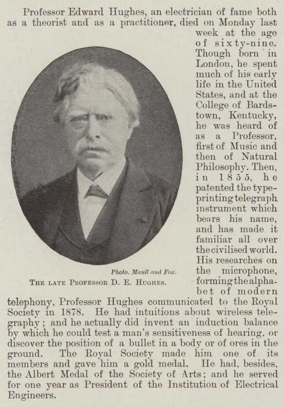 Rahmetli Profesör DE Hughes by English Photographer