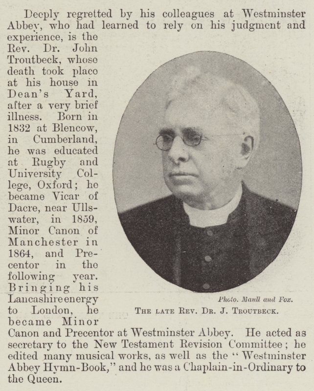 Rahmetli Muhterem Dr. J Troutbeck by English Photographer