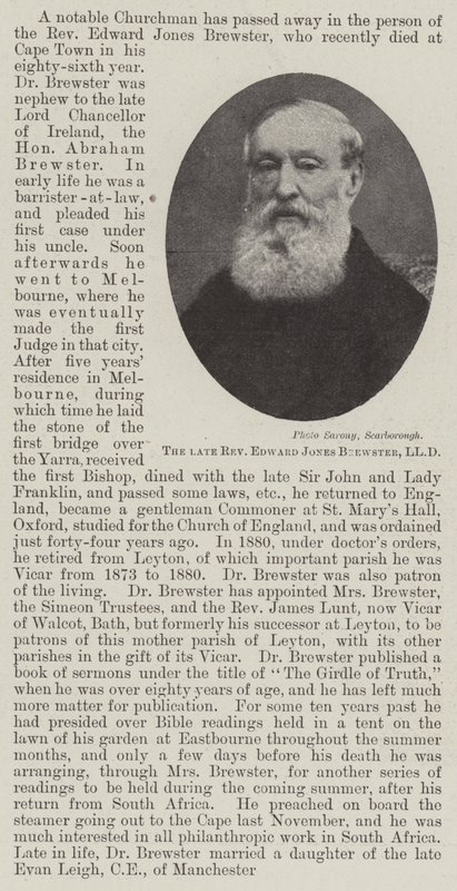 Rahmetli Muhterem Edward Jones Brewster, LLD by English Photographer