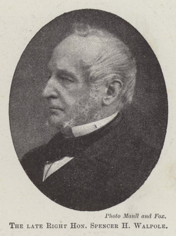 Merhum Sağ Saygıdeğer Spencer H Walpole by English Photographer