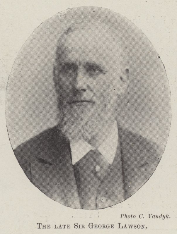 Merhum Sir George Lawson by English Photographer