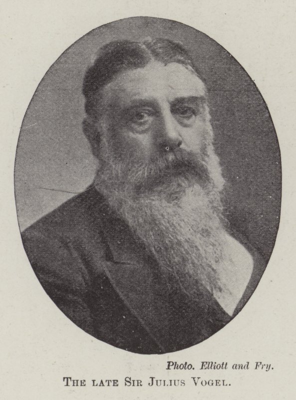 Merhum Sir Julius Vogel by English Photographer