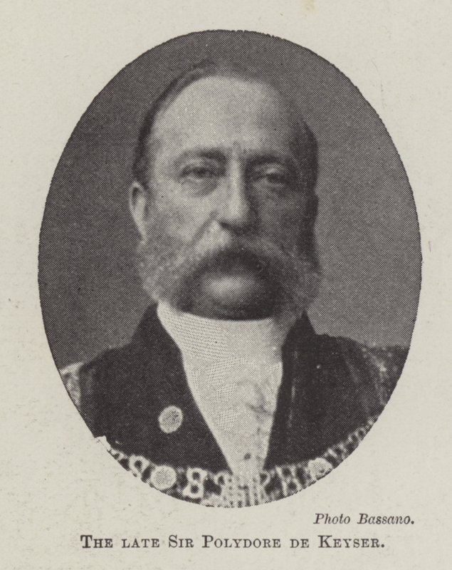 Merhum Sir Polydore de Keyser by English Photographer