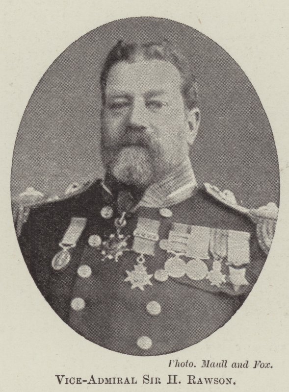 Koramiral Sir H Rawson by English Photographer