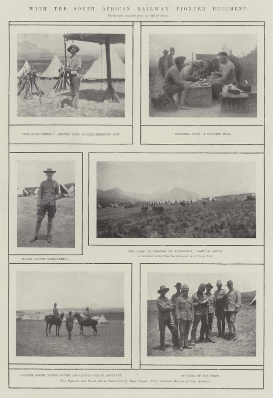 Güney Afrika Demiryolu Pioneer Alayı ile by English Photographer