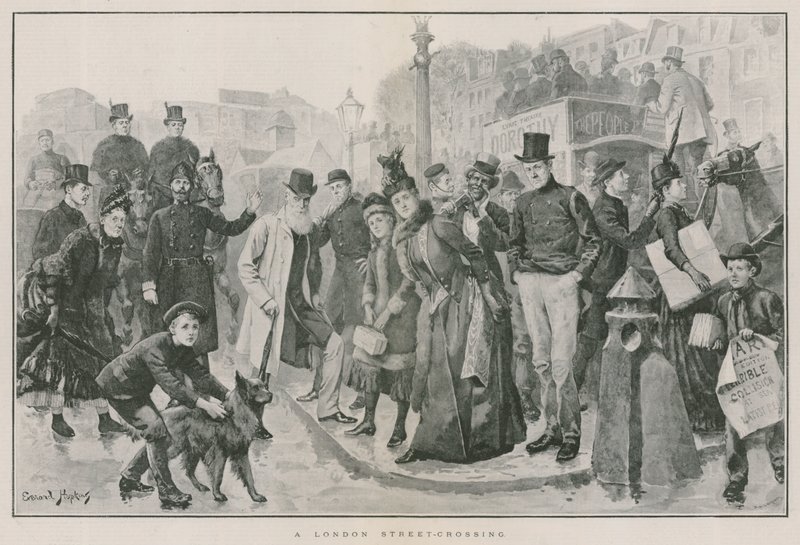 Bir Londra sokak geçidi by English School