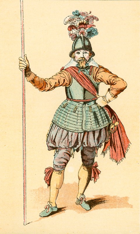 Bir Pikeman by English School