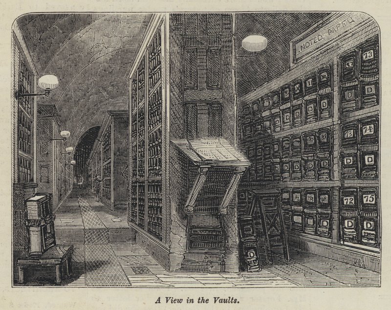 Kasalardan Bir Görünüm (gravür) by English School