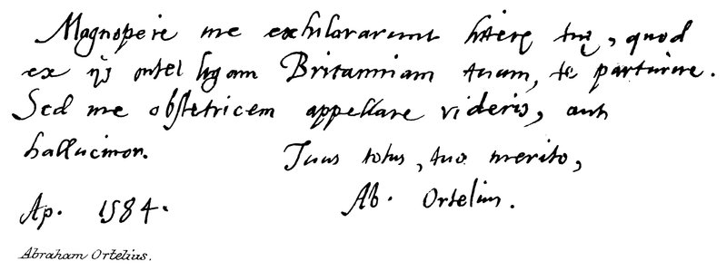 İbrahim Ortelius by English School
