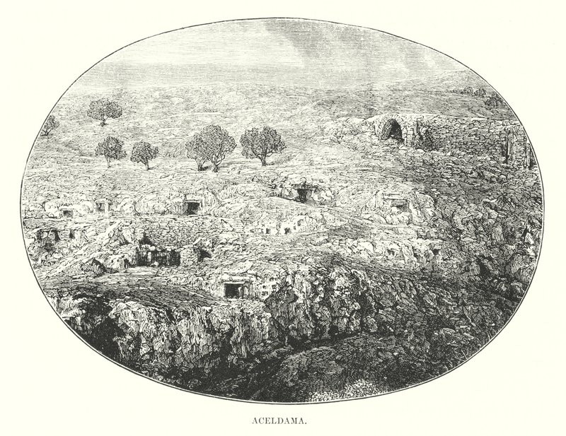 Açeldama (gravür) by English School