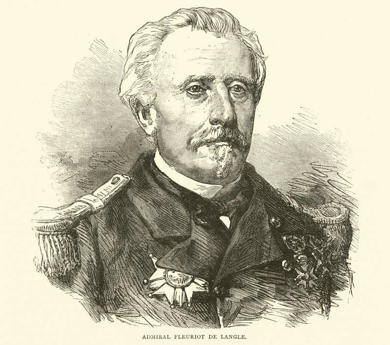 Amiral Fleuriot de Langle, Kasım 1870 by English School