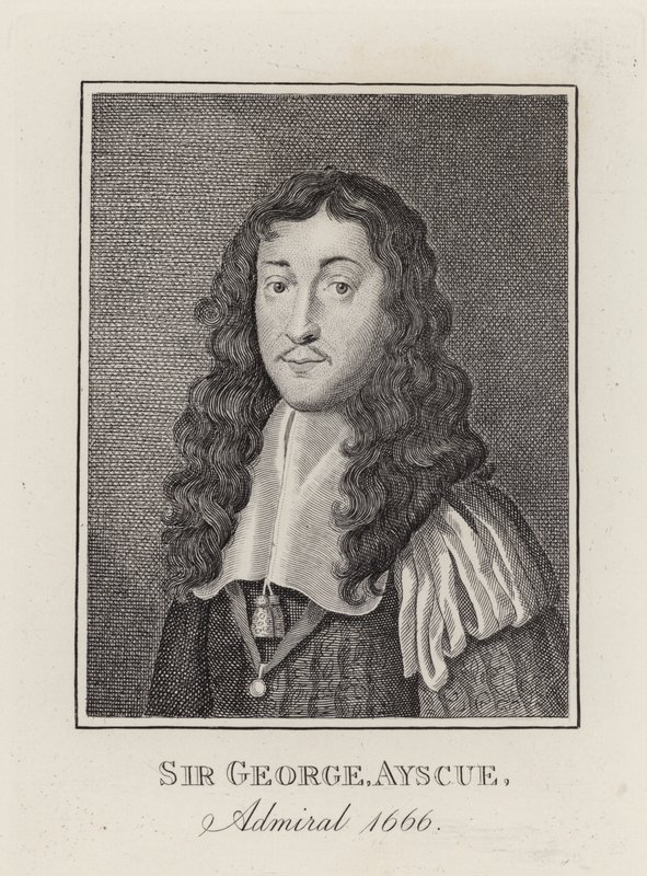 Amiral Sir George Ayscue (gravür) by English School