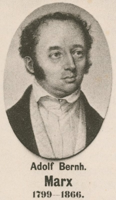 Adolf Bernhard Marx (gravür) by English School