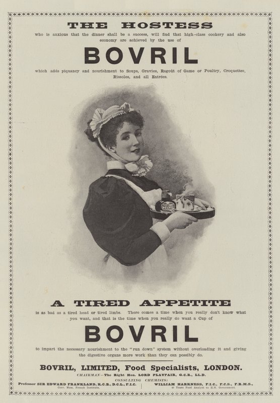Reklam, Bovril (gravür) by English School