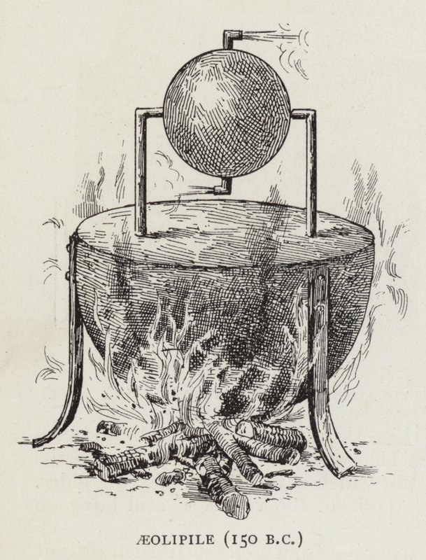 Aeolipile (MÖ 150) (lito) by English School