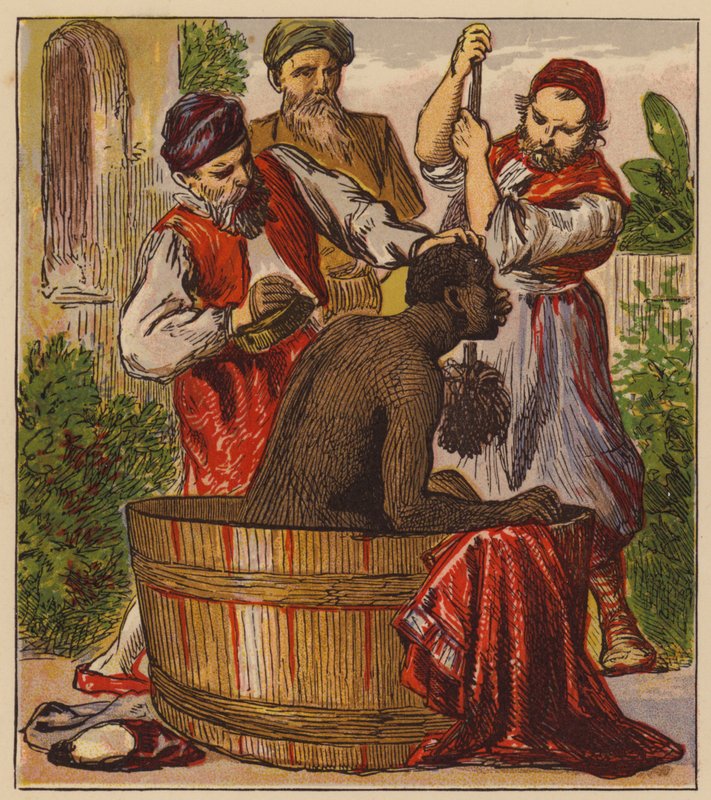Ezop Masalları: Blackamoor (renkli taş) by English School