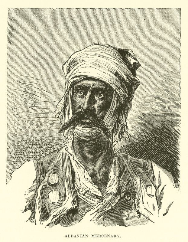 Arnavut paralı asker by English School