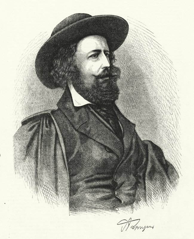 Alfred Lord Tennyson (gravür) by English School