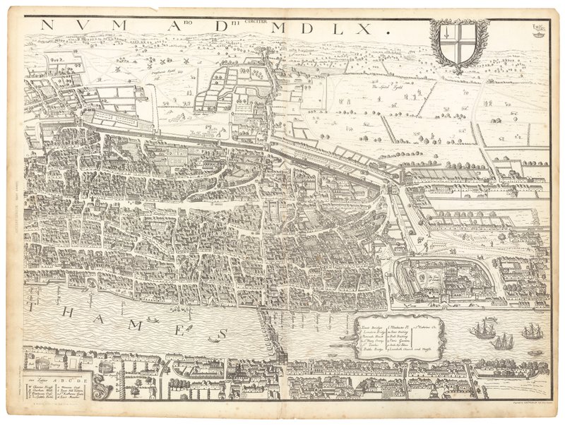 Antik Londra. Doğu Sayfası by English School
