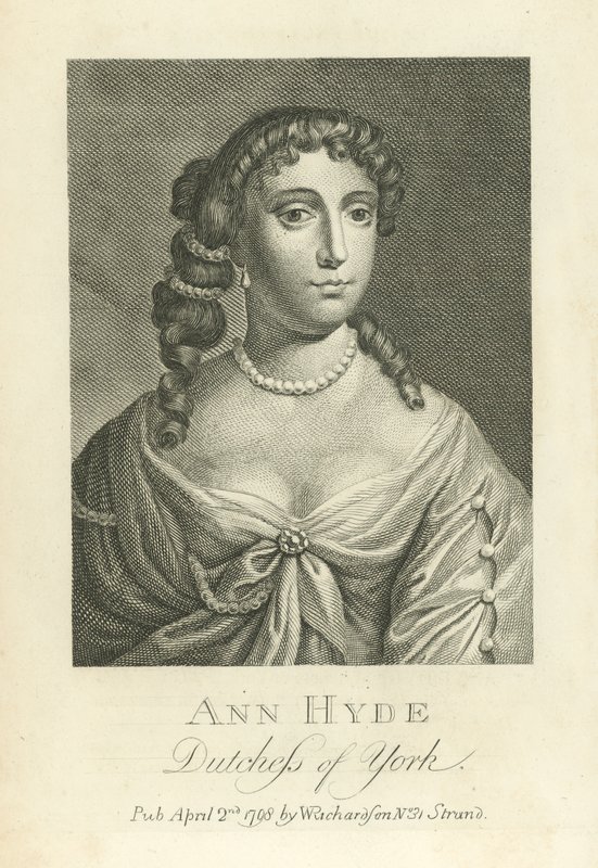 Ann Hyde, York Düşesi by English School