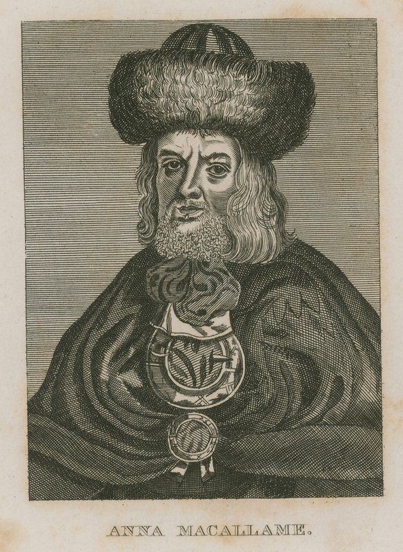 Anna Macallame, sakallı bayan by English School