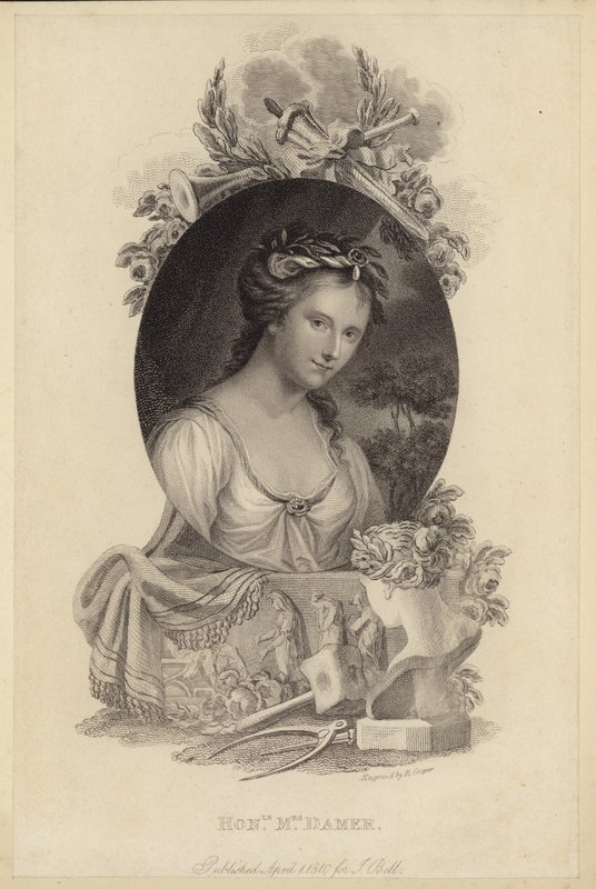 Anne Seymour Damer, by English School