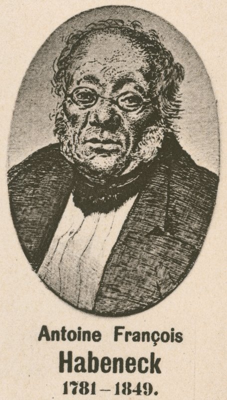 Antoine Francois Habeneck (gravür) by English School