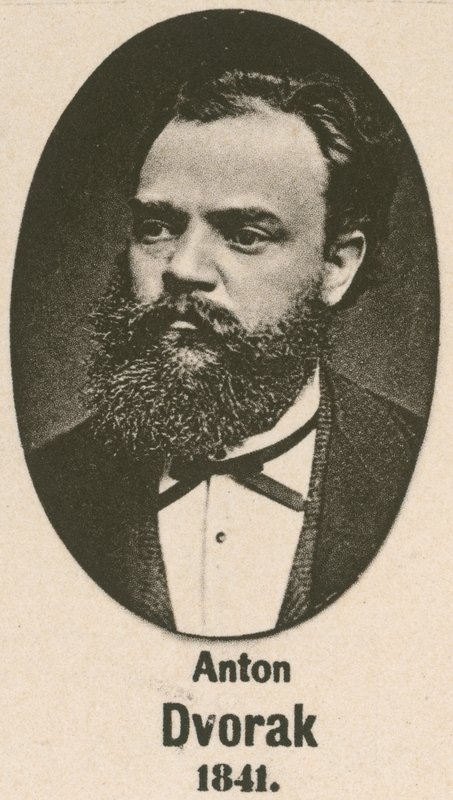 Anton Dvorak (gravür) by English School