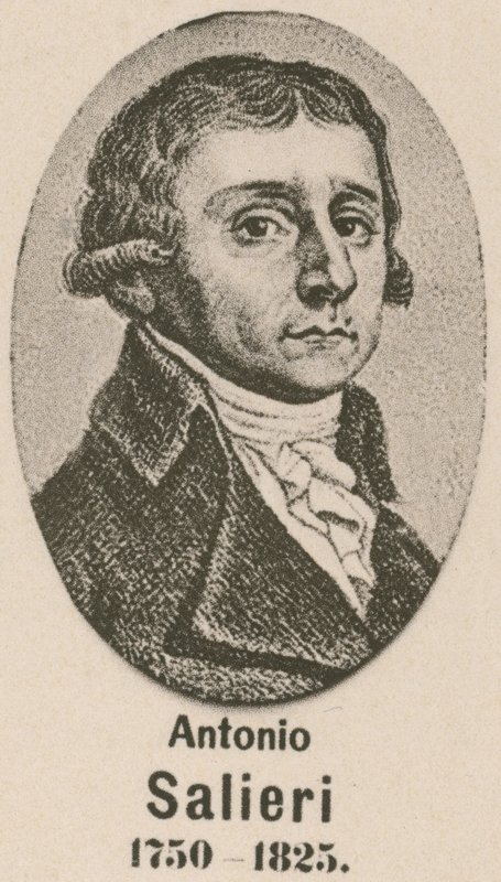 Antonio Salieri (gravür) by English School
