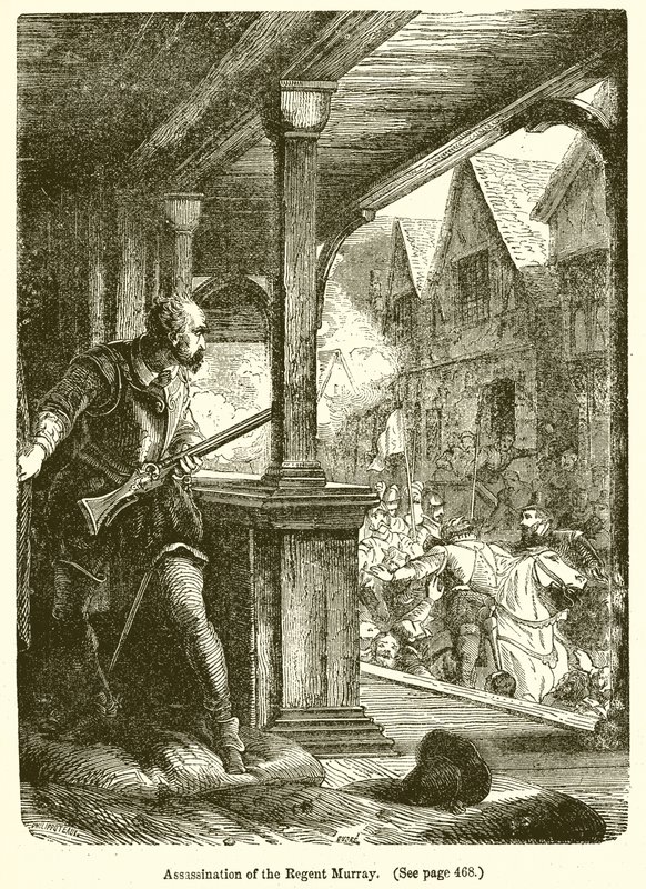 Regent Murray Suikastı by English School