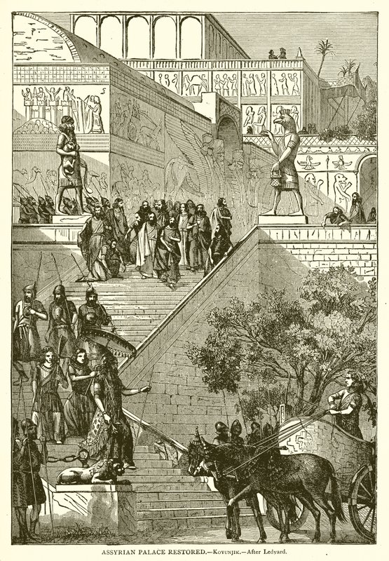 Asur Sarayı restore edildi.--Kovunjik by English School