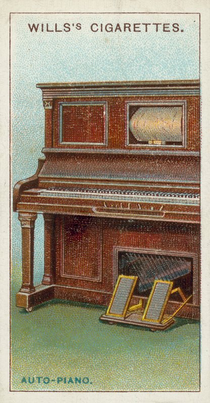 Otomatik Piyano (kromolitho) by English School