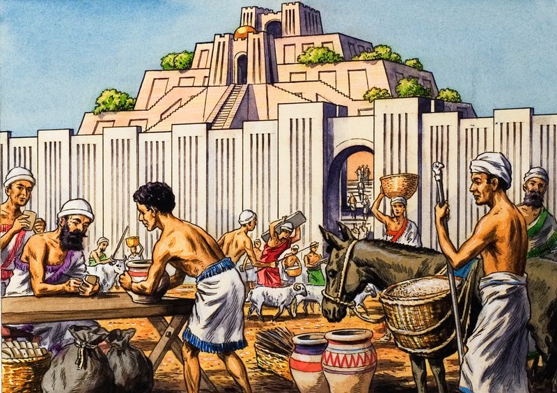 Aztek şehri Tenochtitlan by English School