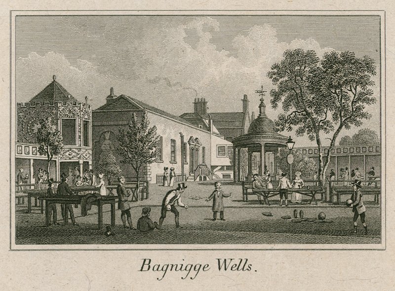 Bagnigge Wells, Londra by English School