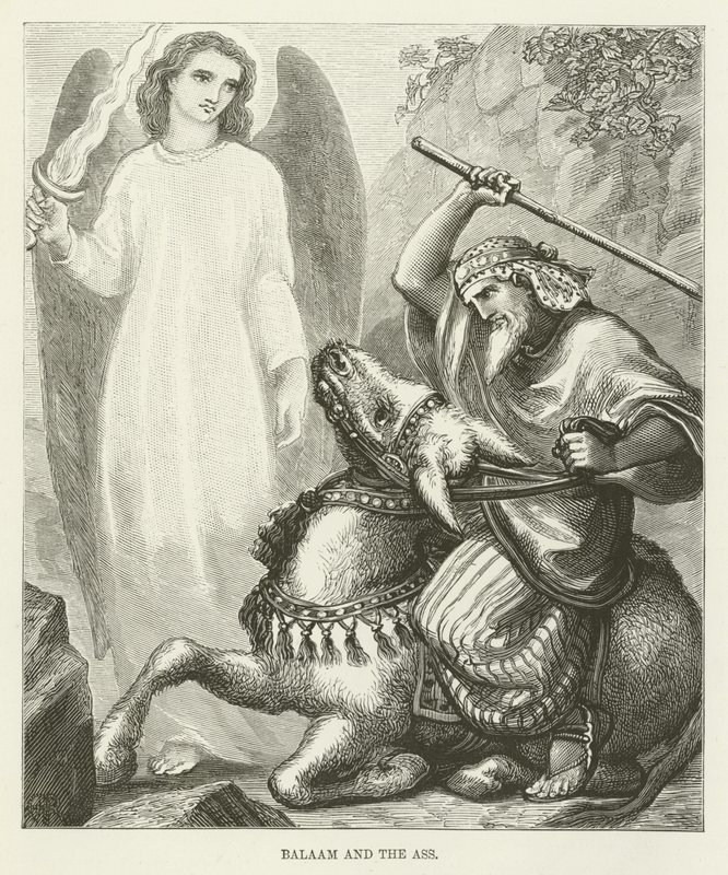 Balaam ve eşek by English School