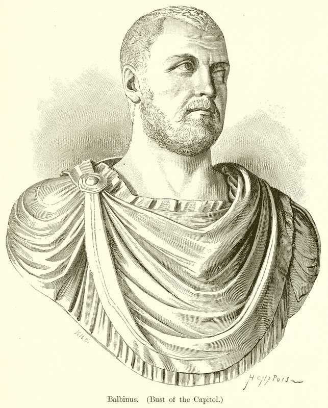 Balbinus. (Capitol Büstü) by English School