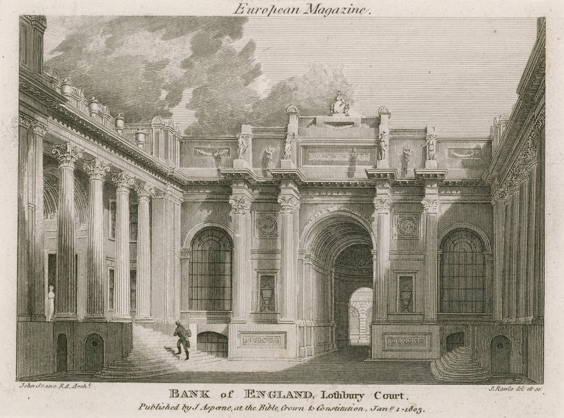 İngiltere Merkez Bankası, Lothbury Mahkemesi by English School