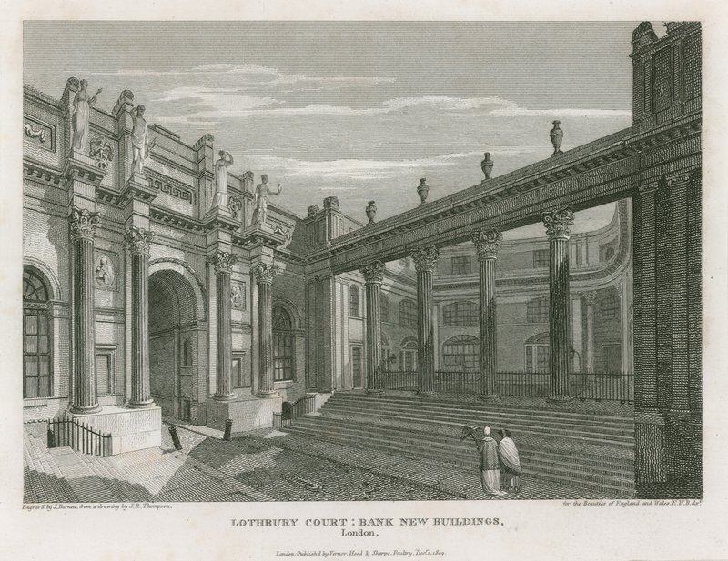 İngiltere Merkez Bankası, Lothbury Mahkemesi by English School
