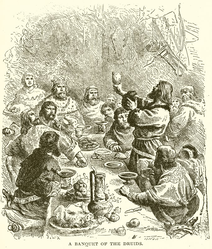 Druidlerin Ziyafeti by English School