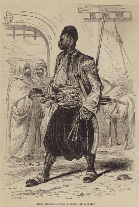 Bashi-Bazuk (gravür) by English School