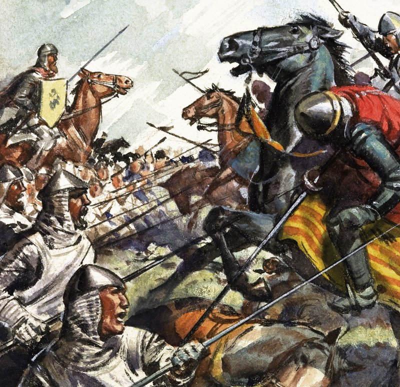 Bannockburn Savaşı by English School